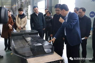 福建省發改委主任張燦民一行蒞臨海源新材料公司參觀調研，深化產學研合作